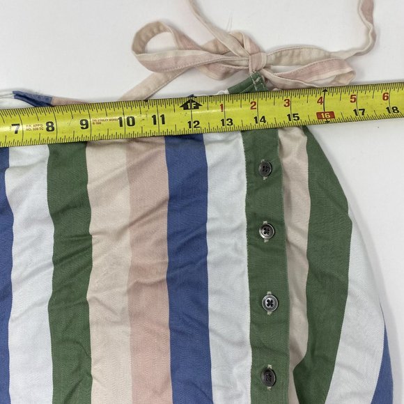 Marine Layer Layla Wrap Skirt in Multi Stripe Large - Picture 7 of 9